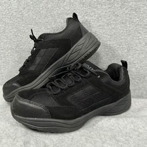 Brahma Mens MNBR0241000 Black Adan Steel Toe Slip Resistant Size 9 Work Shoes